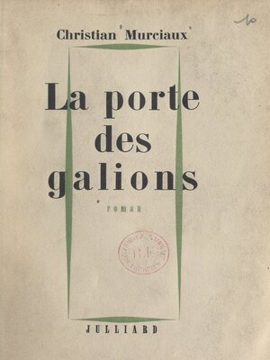 cover image of La Porte des Galions